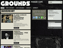 Tablet Screenshot of grounds.nu